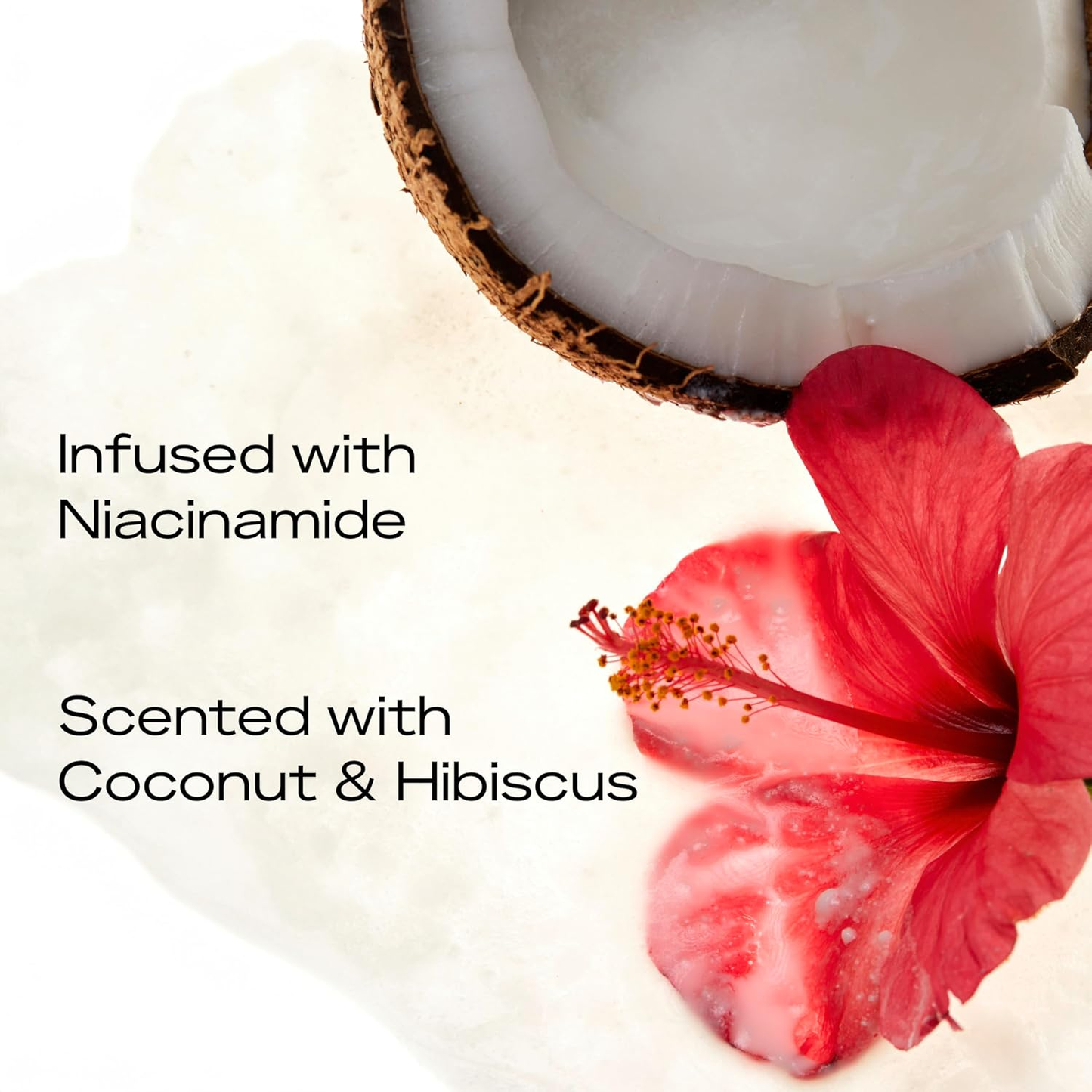 Illuminating Body Butter with Coconut & Hibiscus | 48H Moisturizing | Niacinamide & Pro-Ceramide for Glowing Skin