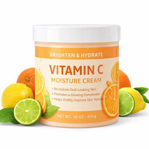 Vitamin C Moisture body Cream for Face Body Brightening & Hydrating Butter Skincare Improves Skin Texture & Glow