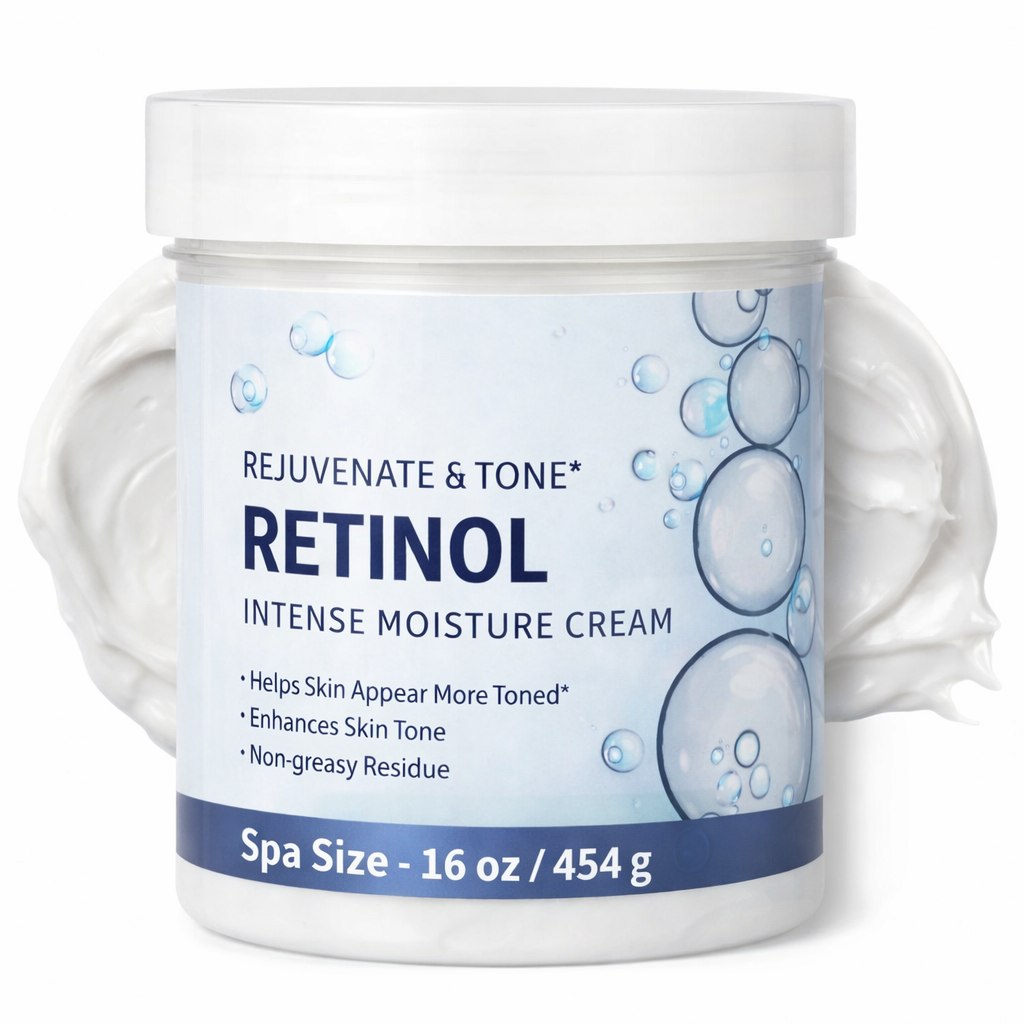 Retinol Intense Moisture Cream Butter for Face Body| Anti Aging Skincare Targets Wrinkles Discoloration & Sun Damage
