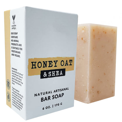 Organic Clove Bud Oatmeal Honey Oat & Shea Butter Soap for Anti Acne