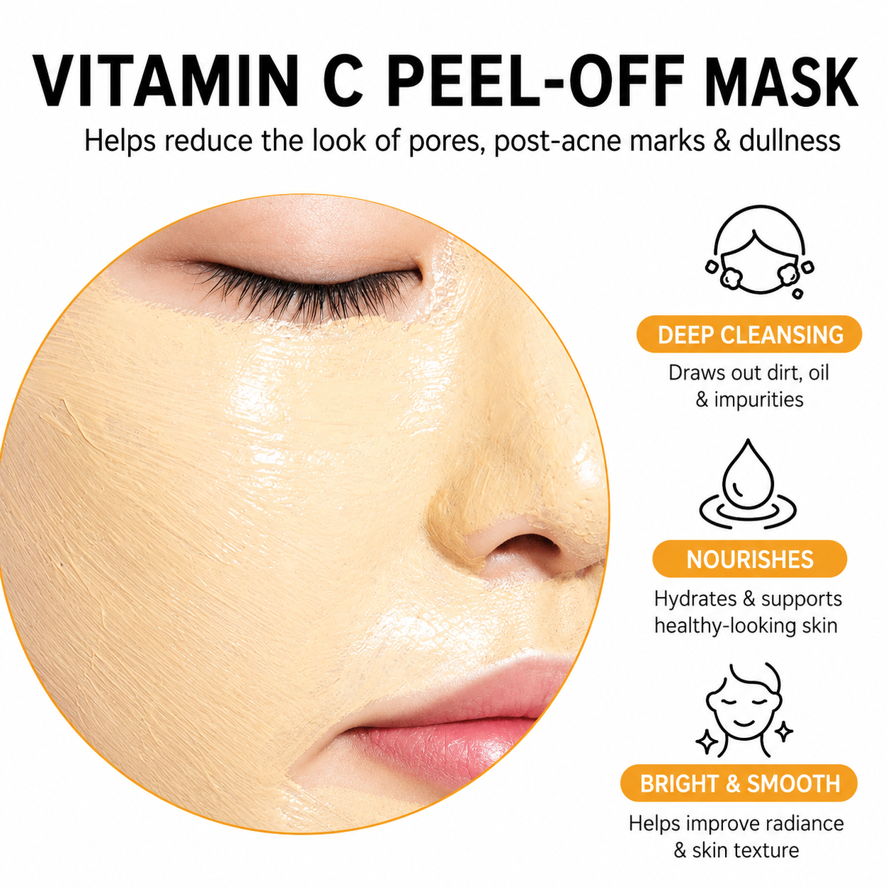Ginger Kojic Acid Turmeric Vitamine C Mask