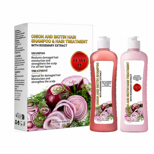 Onion Shampoo & Conditioner With Onion Extract And Vitamin E